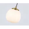 Стеклянное бра High Light LH51005 форма шар белое Ambrella
