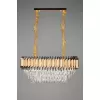 Хрустальная подвесная люстра Fontevivo OML-81903-13 прозрачная Omnilux
