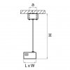 Питание подвесное Barra 504297 Lightstar