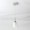 Стеклянный подвесной светильник Риволи CL104110 цилиндр белый Citilux