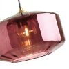Стеклянный подвесной светильник Binga 4782/1 цилиндр красный Odeon Light