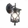 Стеклянный настенный фонарь уличный Lorne SL085.411.01 прозрачный цилиндр ST Luce