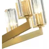 Стеклянная подвесная люстра Brass V11074-6P прозрачная цилиндр