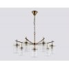 Стеклянная подвесная люстра HIGH LIGHT LH56033 цилиндр прозрачная Ambrella