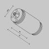 Коннектор прямой Accessories for system Shelf CA013IC-B Maytoni