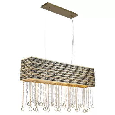 Подвесная люстра Perso PERSO 4930.6 gold&black Lucia Tucci