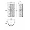 Хрустальное бра Facet MOD094WL-01G цилиндр прозрачное Maytoni