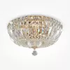 Хрустальная потолочная люстра Basfor DIA100-CL-03-G прозрачная Maytoni