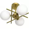 Стеклянная потолочная люстра Ronny CL242133 белая форма шар Citilux