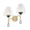 Стеклянное бра Oro 10038 VL5654W12 конус белое Vele Luce