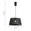 Подвесной светильник Vimini 4830-1P конус черный Favourite