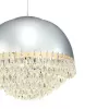 Хрустальный подвесной светильник Ruacana 615/S LED форма шар прозрачный Escada