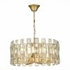 Стеклянная подвесная люстра Anzio SL1626.203.08 прозрачная ST Luce