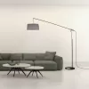 Торшер Ruti Ricca 9445+9448 конус серый Mantra