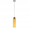 Стеклянный подвесной светильник Callana SL1145.193.01 цилиндр цвет янтарь ST Luce