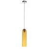 Стеклянный подвесной светильник Callana SL1145.193.01 цвет янтарь цилиндр ST Luce Стеклянный подвесной светильник Callana SL1145.193.01 цвет янтарь цилиндр ST Luce