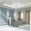 Подвесная люстра Severina 280/6 белый конус белая Bogate's