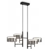 Стеклянная подвесная люстра Tower FR5536PL-L14B цилиндр Freya
