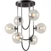 Стеклянная потолочная люстра Brantley LSP-8930 форма шар прозрачная Lussole Стеклянная потолочная люстра Brantley LSP-8930 форма шар прозрачная Lussole