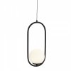 Стеклянный подвесной светильник Donolo SL395.403.01 белый форма шар ST Luce