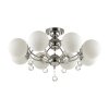 Стеклянная потолочная люстра Jolly 3953/8C форма шар белая Odeon Light