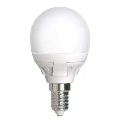 Лампочка светодиодная Яркая LED-G45 7W/6500K/E14/FR PLP01WH Uniel