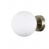 Стеклянное бра Avetrana OML-66601-01 форма шар белое Omnilux