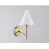 Стеклянное бра High Light LH57137 белое конус Ambrella