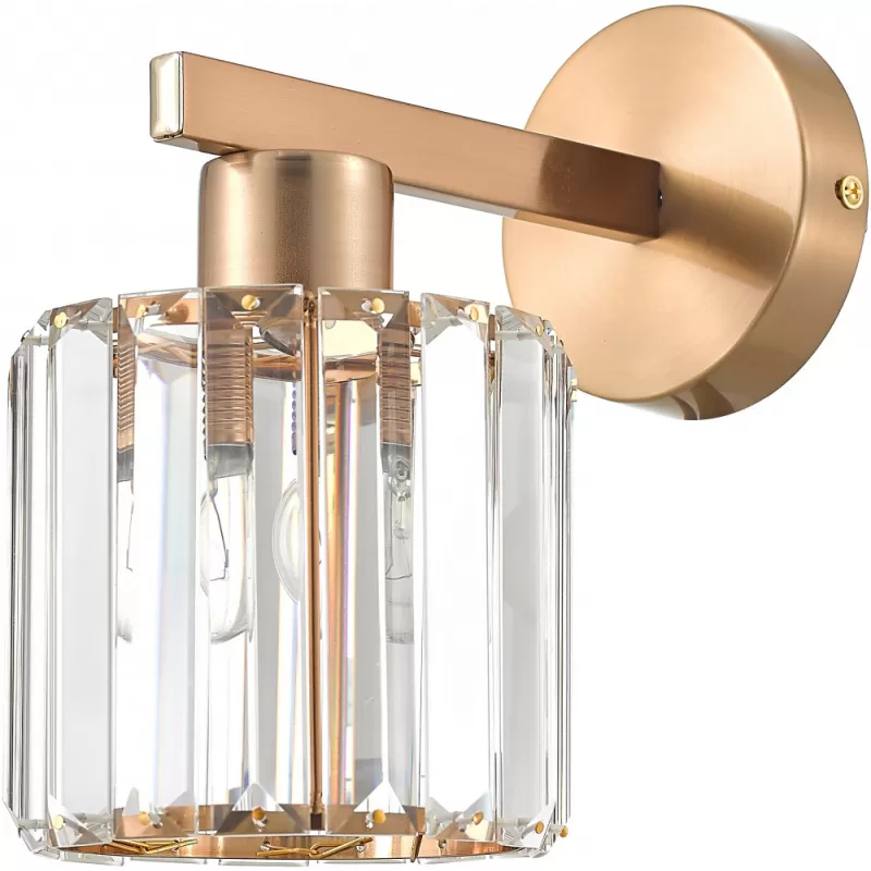 Стеклянное бра Adorn 692/1A Сopper прозрачное цилиндр Escada Стеклянное бра Adorn 692/1A Сopper прозрачное цилиндр Escada