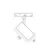 Трековый светильник Uno Cct 209506CCT белый цилиндр Lightstar