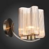 Стеклянное бра Onde SL117.301.01 цвет янтарь ST Luce