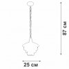 Подвесная люстра  V5826-0/1 прозрачная Vitaluce