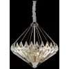 Хрустальная подвесная люстра Leoncia WE146.12.203 прозрачная Wertmark