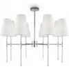 Потолочная люстра Tida FR5196PL-08CH конус белая Freya