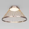 Потолочный светильник Cesta 40019/1 LED коричневый конус коричневый Eurosvet