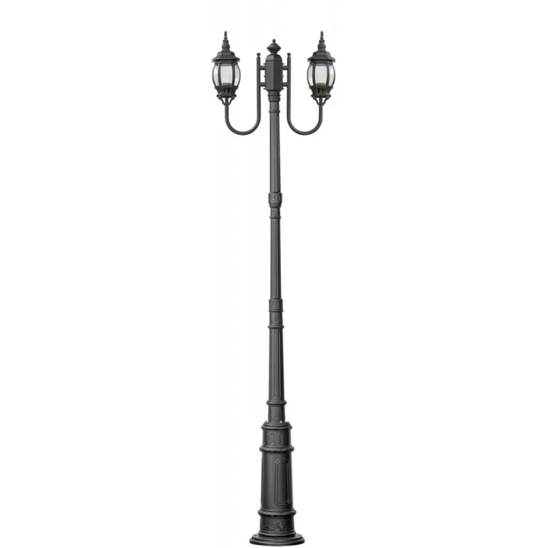 Стеклянный наземный фонарь AMERICA S 83410SA 10 E7 Bl прозрачный Oasis Light Стеклянный наземный фонарь AMERICA S 83410SA 10 E7 Bl прозрачный Oasis Light