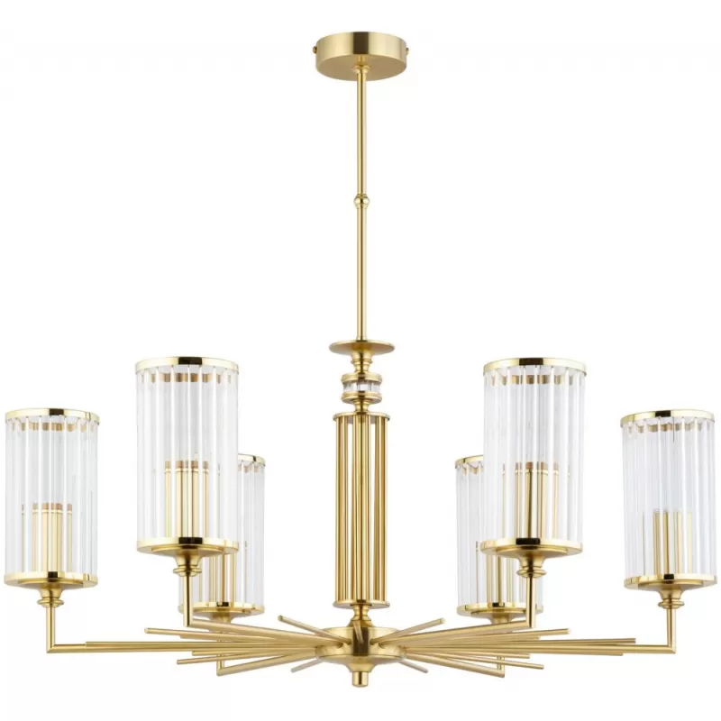 Стеклянная потолочная люстра Usini USI-ZW-6(Z) цилиндр прозрачная Kutek Стеклянная потолочная люстра Usini USI-ZW-6(Z) цилиндр прозрачная Kutek