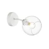 Стеклянное бра Alana 4517/1W форма шар прозрачное Lumion