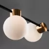 Стеклянный подвесной светильник Gatsby FR5232PL-04B форма шар белый Freya