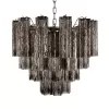 Стеклянная подвесная люстра Murano 10580/600 Smoke Loft It