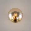 Стеклянный настенно-потолочный светильник Томми CL102513 бежевый форма шар Citilux
