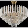 Хрустальная потолочная люстра Nicole 1041-308 прозрачная Rivoli