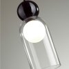 Стеклянный подвесной светильник Blacky 5022/1 форма шар белый Odeon Light