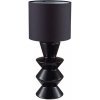 Интерьерная настольная лампа Segi 8133/1Т черный цилиндр Lumion