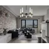 Стеклянная потолочная люстра High Light LH55351 цилиндр прозрачная Ambrella