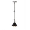 Подвесной светильник Gubi LDP B005 CHR+BK конус черный Lumina Deco