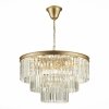 Стеклянная подвесная люстра Ercolano SL1624.203.12 прозрачная ST Luce