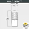 Наземный светильник Carlo Deco DR3.573.000.LXU1L цилиндр белый Fumagalli