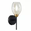 Стеклянное бра Gloa SLE155501-01 форма шар цвет янтарь Evoluce