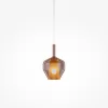 Стеклянный подвесной светильник Duality MOD271PL-01B6 коричневый Maytoni